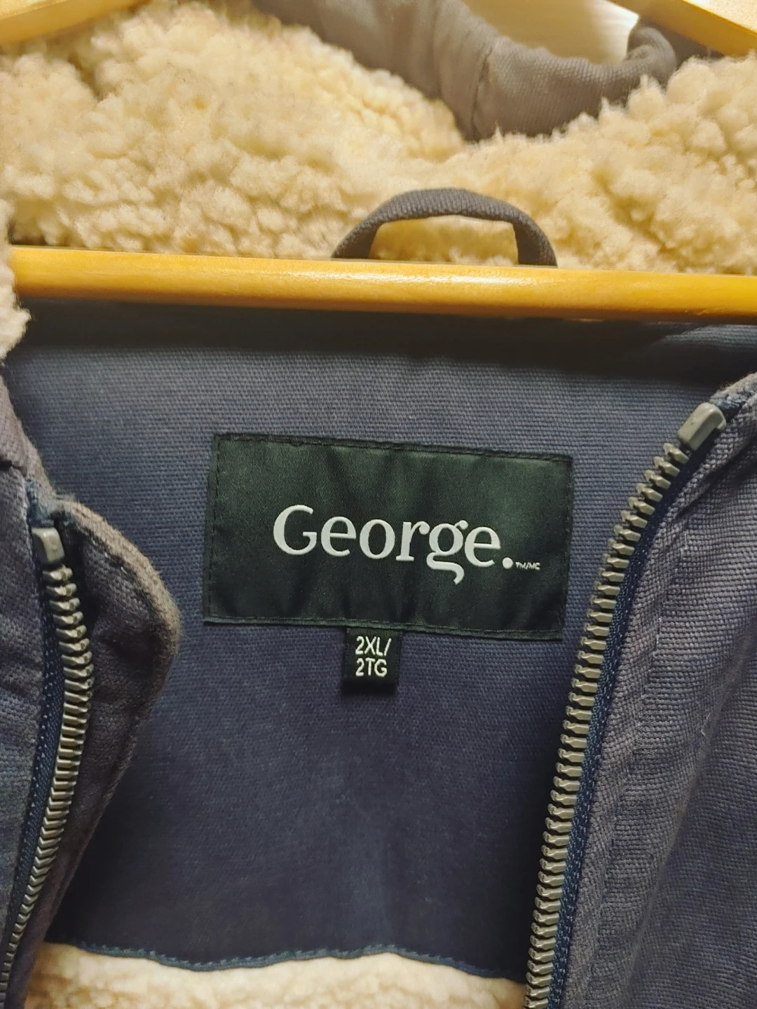 George Sherpa-Lined Zip-Up Hoodie 2XL - photo 2