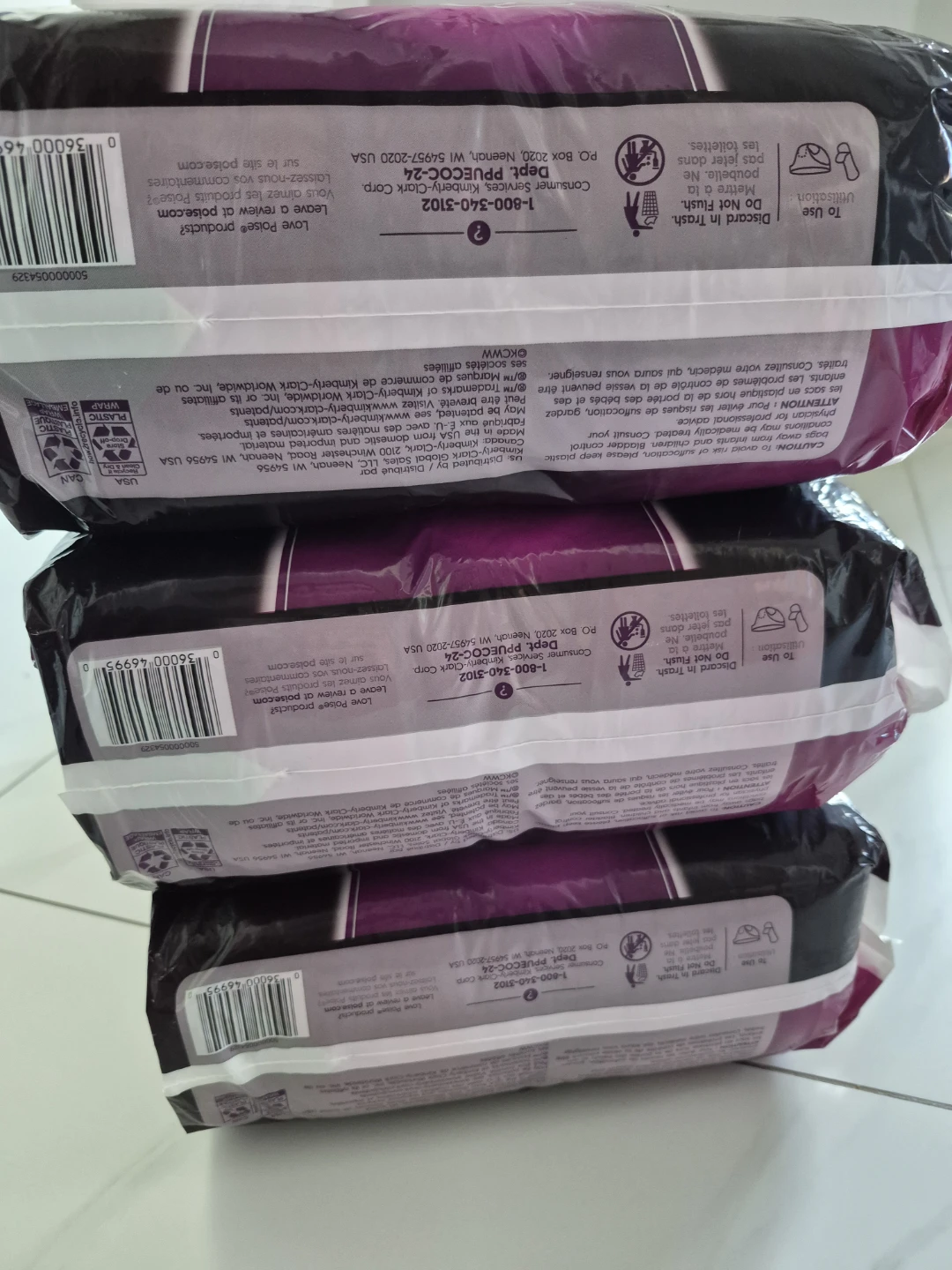 Poise Overnight Pads (24 Pack) - BRAND NEW 3 packs - photo 5