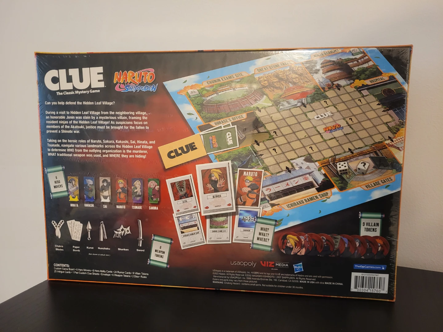 Naruto Shippuden Clue Board Game - photo 4