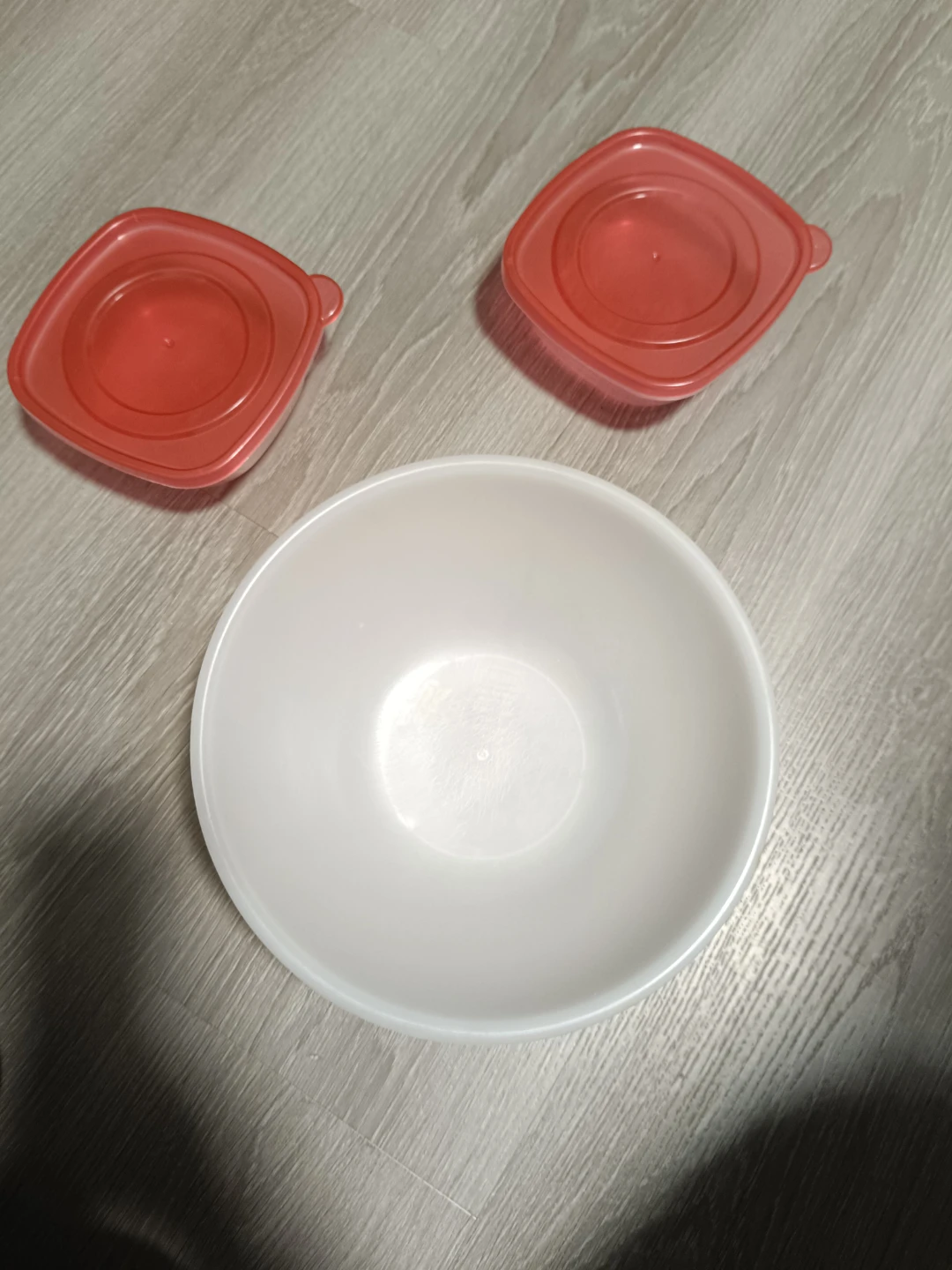 Set of  Plastic Storage Containers with Green Lids - photo 5