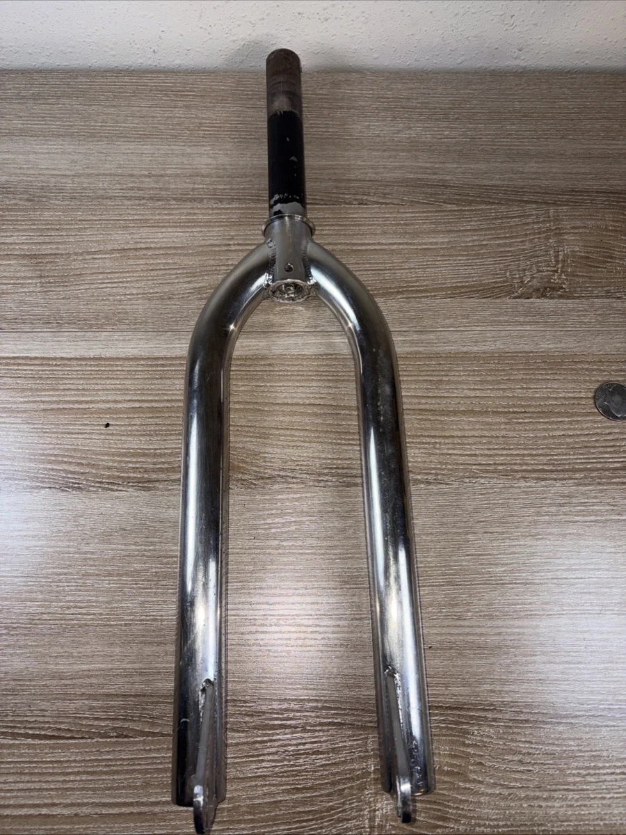 Iso mid school chrome bmx forks