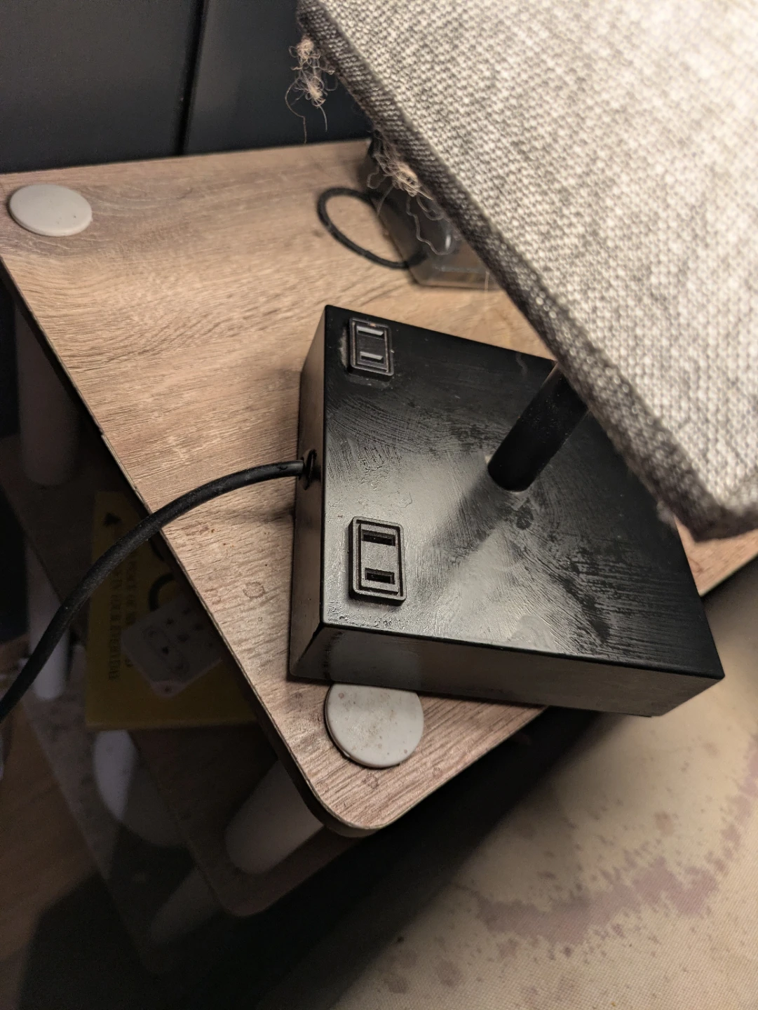 Touch light Table Lamp with Built-in Power Outlets  -2 - photo 4