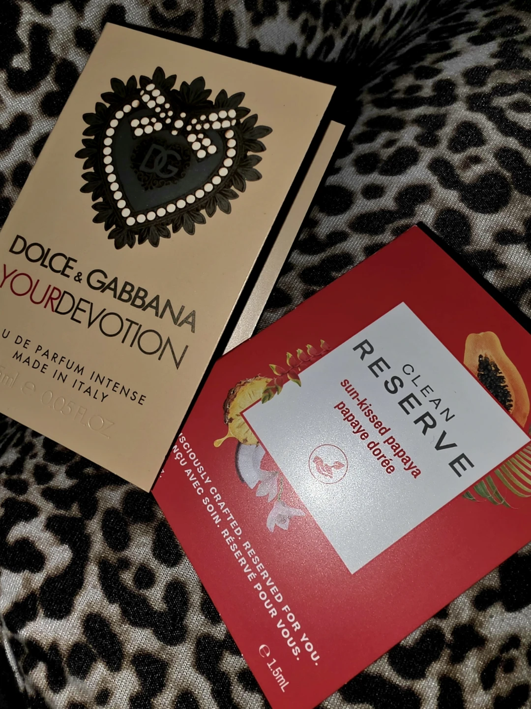 Dolce & Gabbana & Clean Reserve Perfume Samples (NEW)