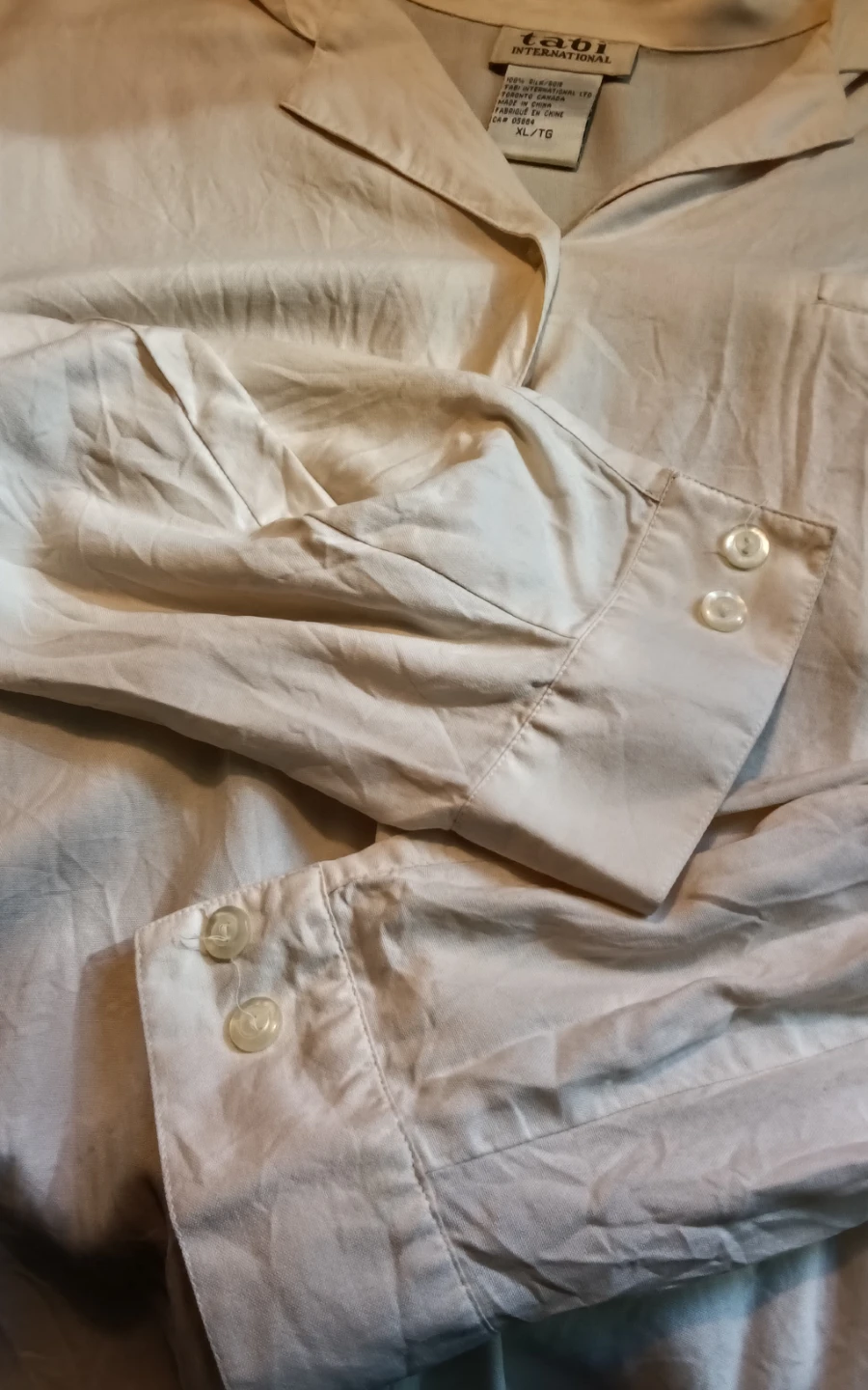 TABI International 100% Pure Silk Camp Blouse - photo 4