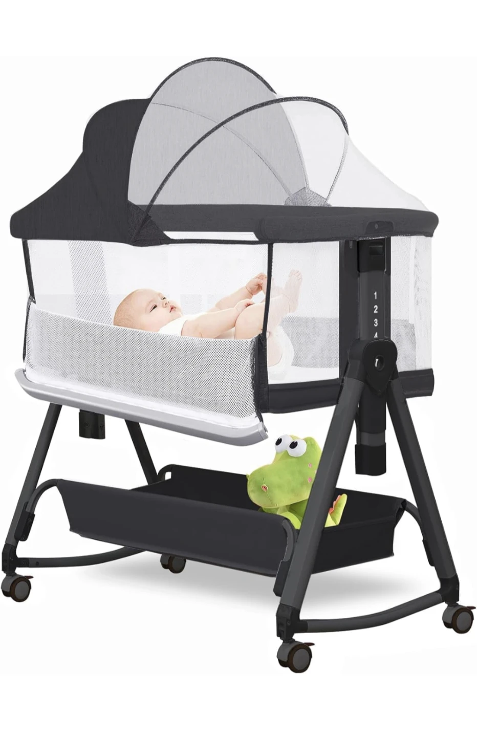 Baby Bedside Bassinet with Storage