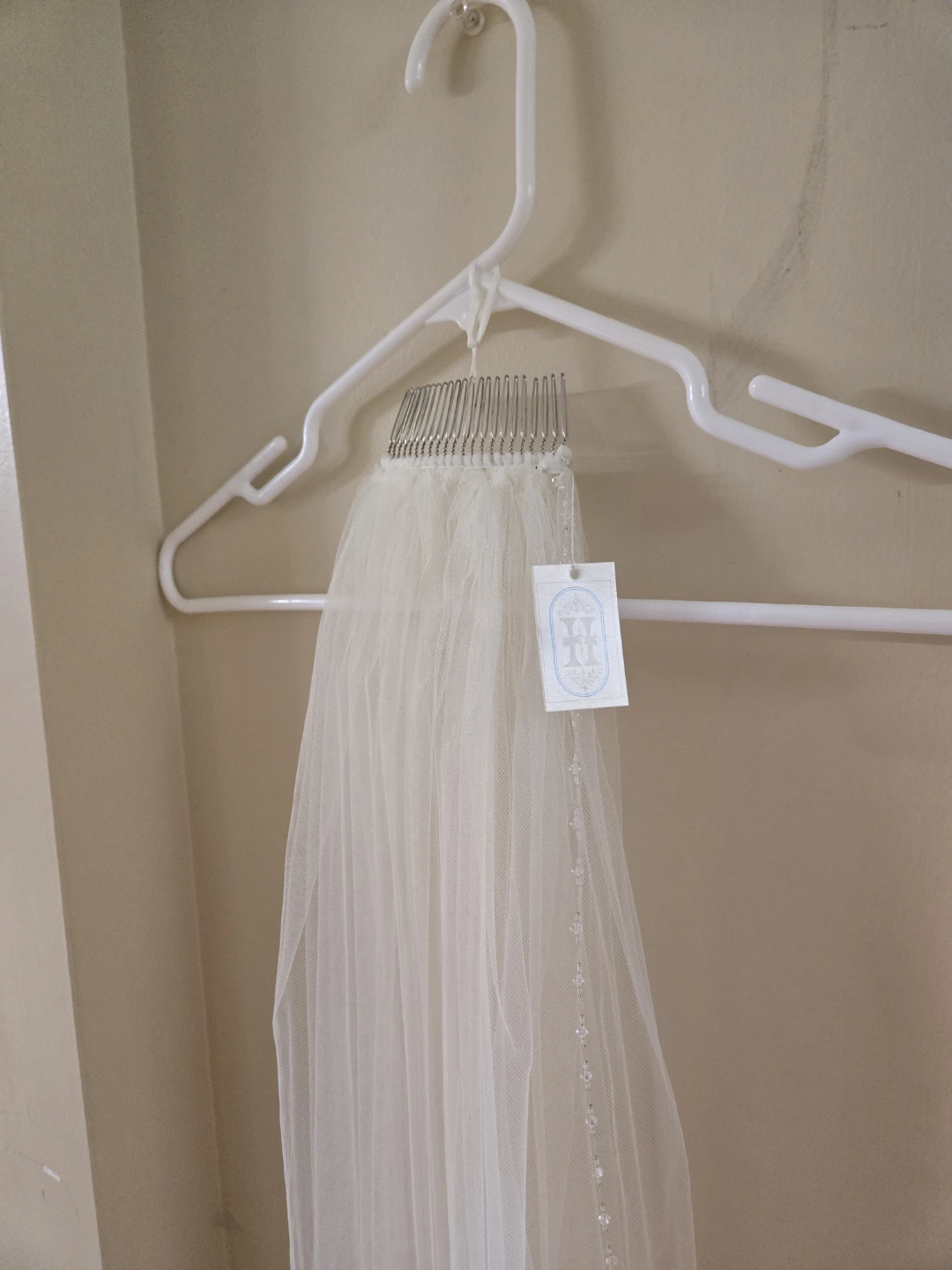 Beaded Wedding Veil - photo 5