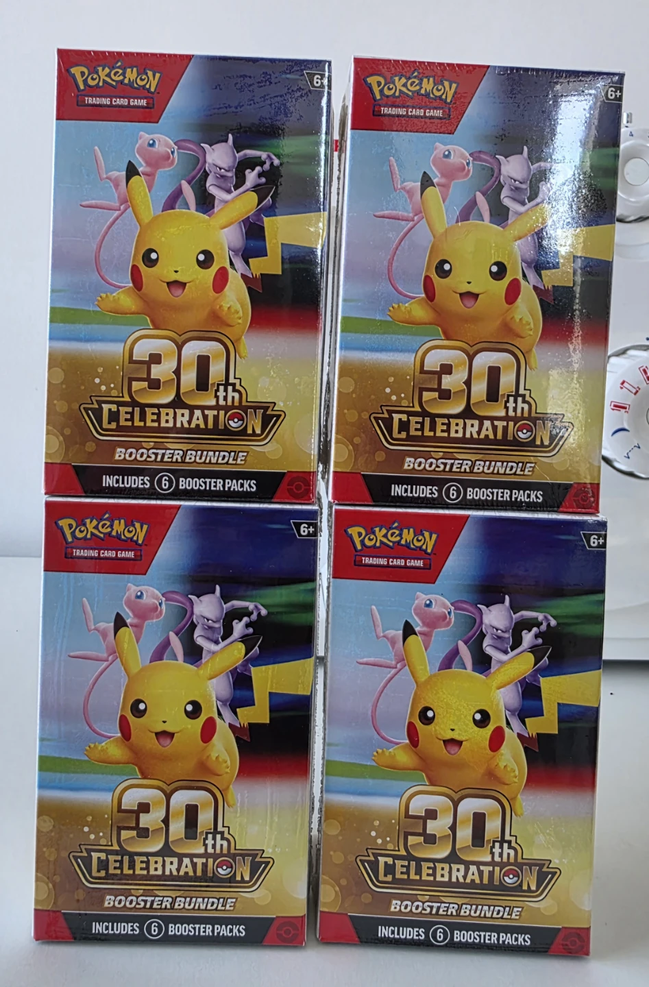 4 Sealed Pokemon 30th Celebration Booster Bundles