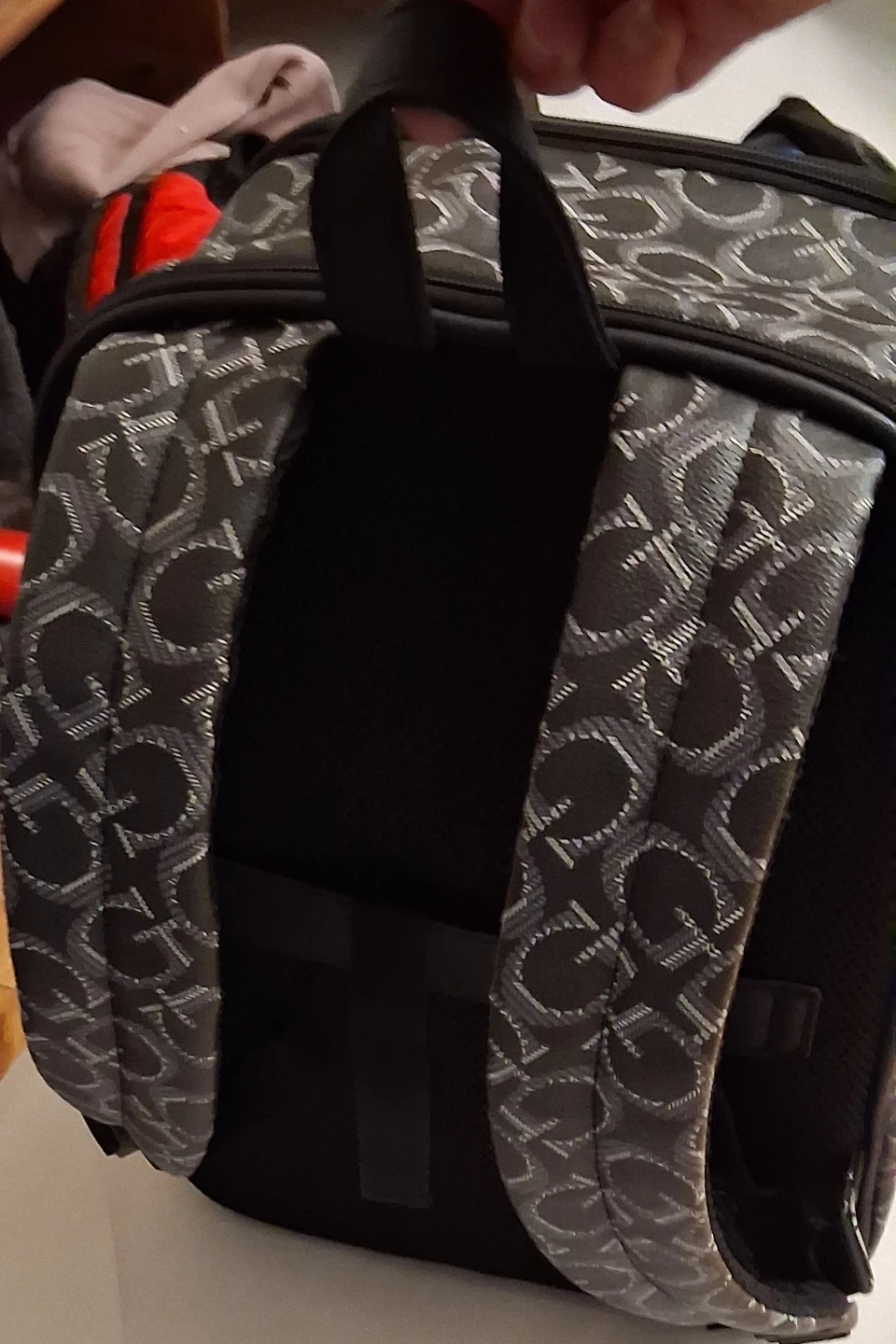 Guess Monogram Pattern Backpack - photo 5