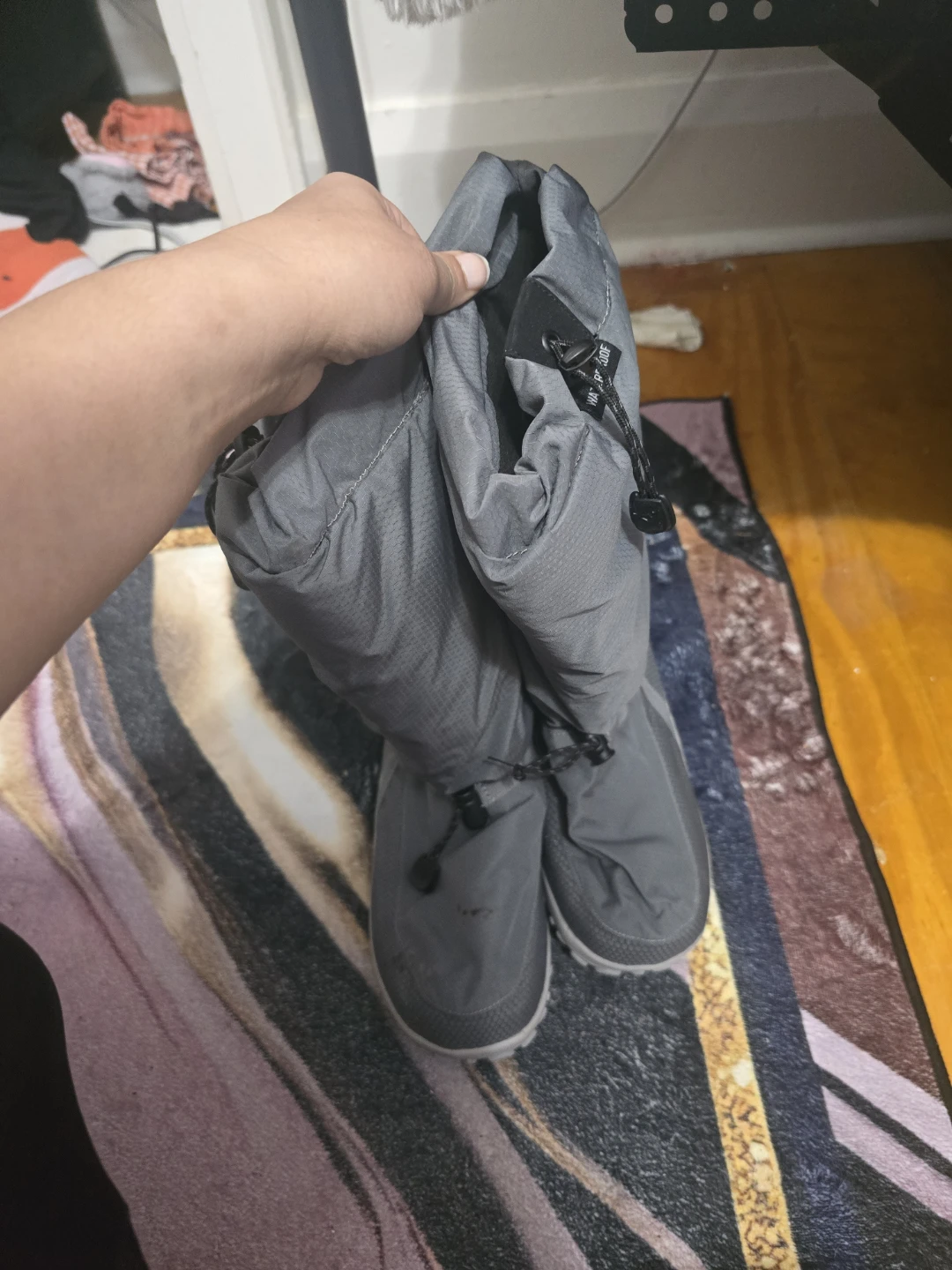 Grey Waterproof Winter Boots - photo 2