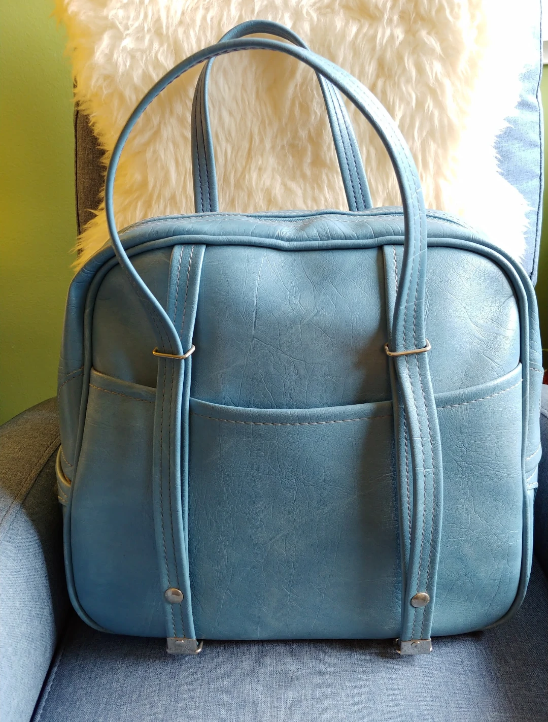 Vintage Dionite Carry-On Luggage Bag - photo 2