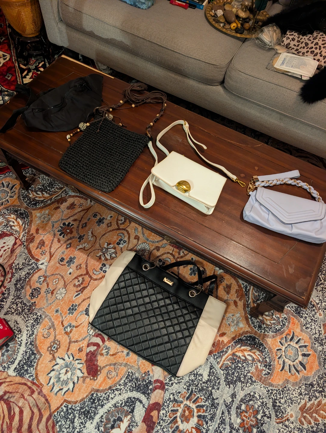 Assorted Fashion Handbags - Lot of 5