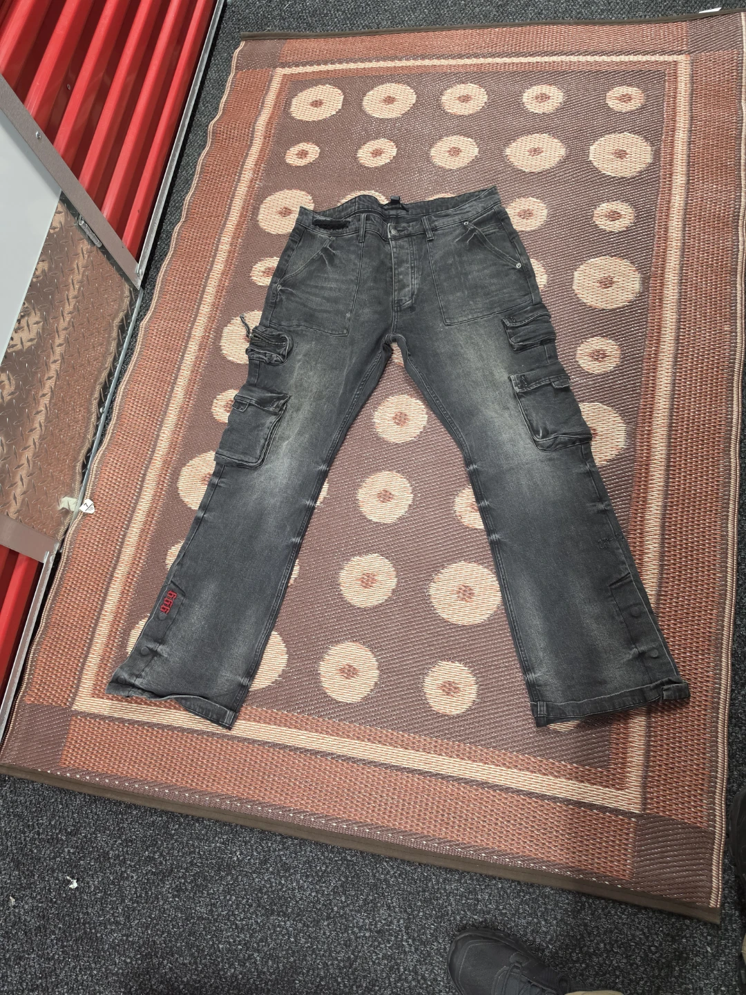 Ksubi Black Cargo Pants