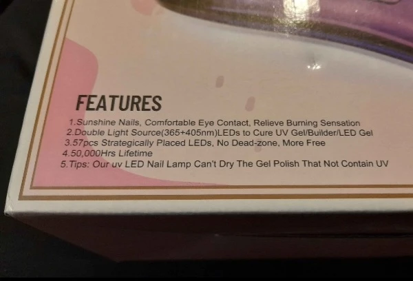 L.K.E UV LED Nail Lamp - photo 2