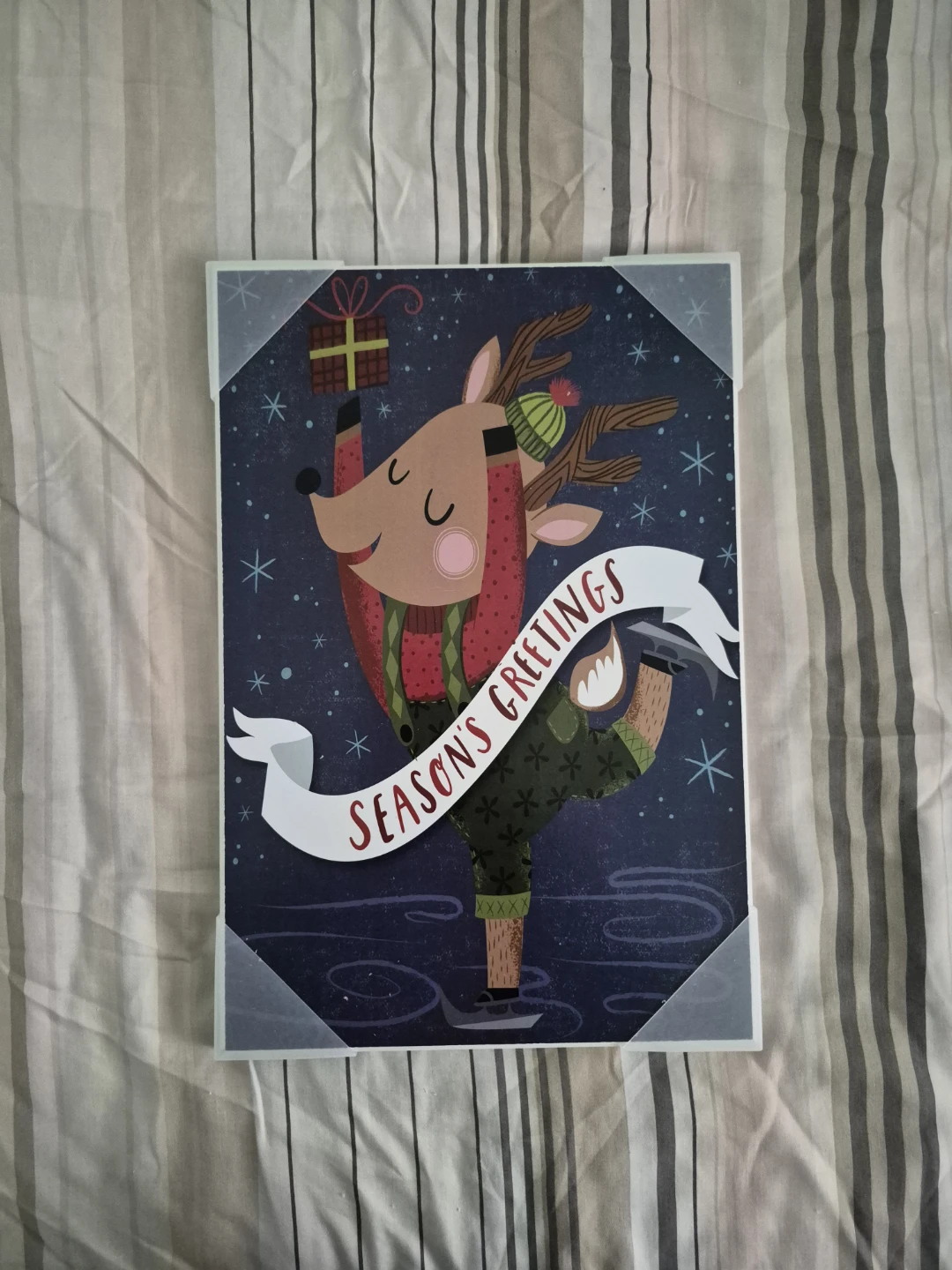 (New) "Season's Greetings" Reindeer Wall Plaque - Home Decor - photo 2