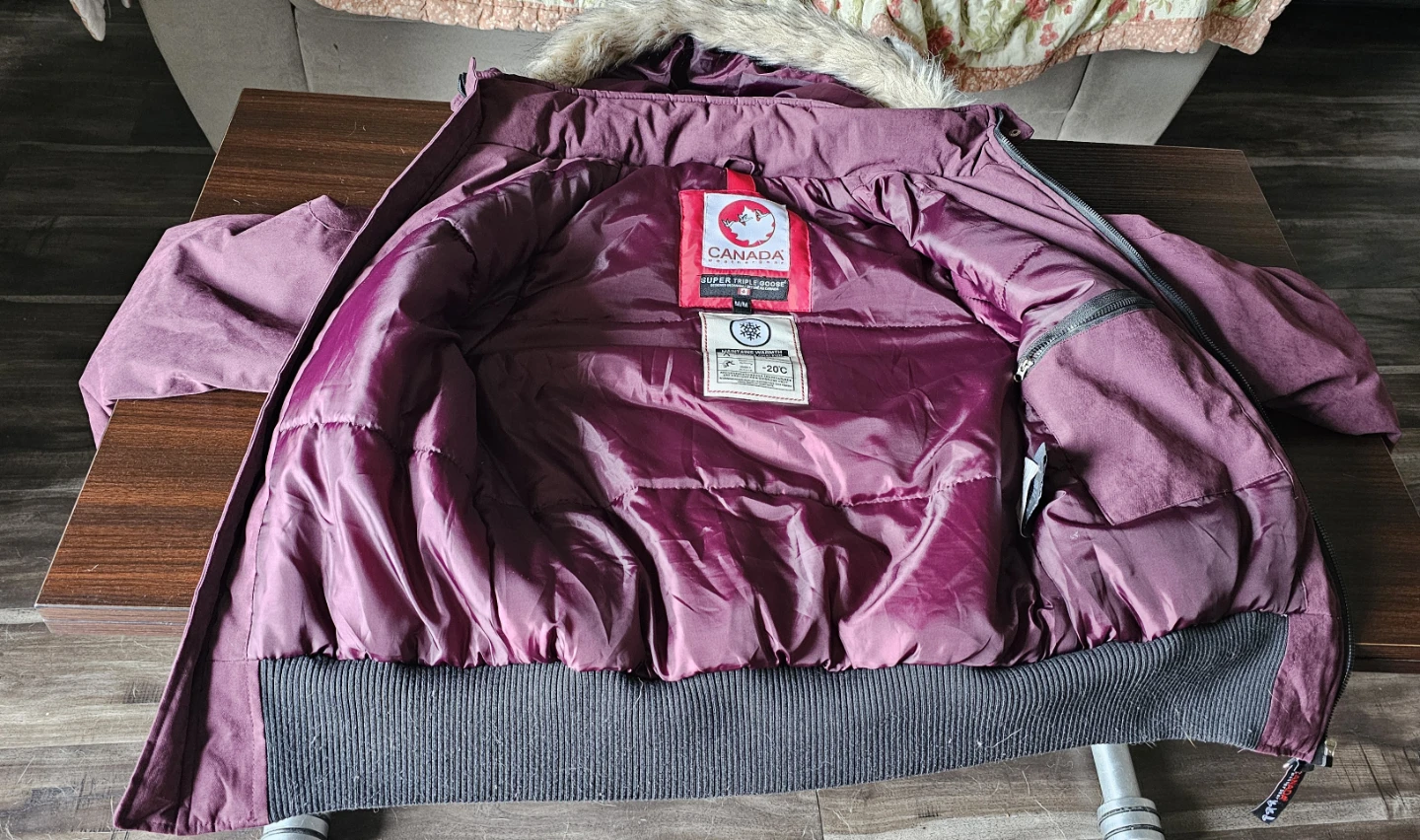 Canada Weather Gear Burgundy Winter Jacket - photo 2