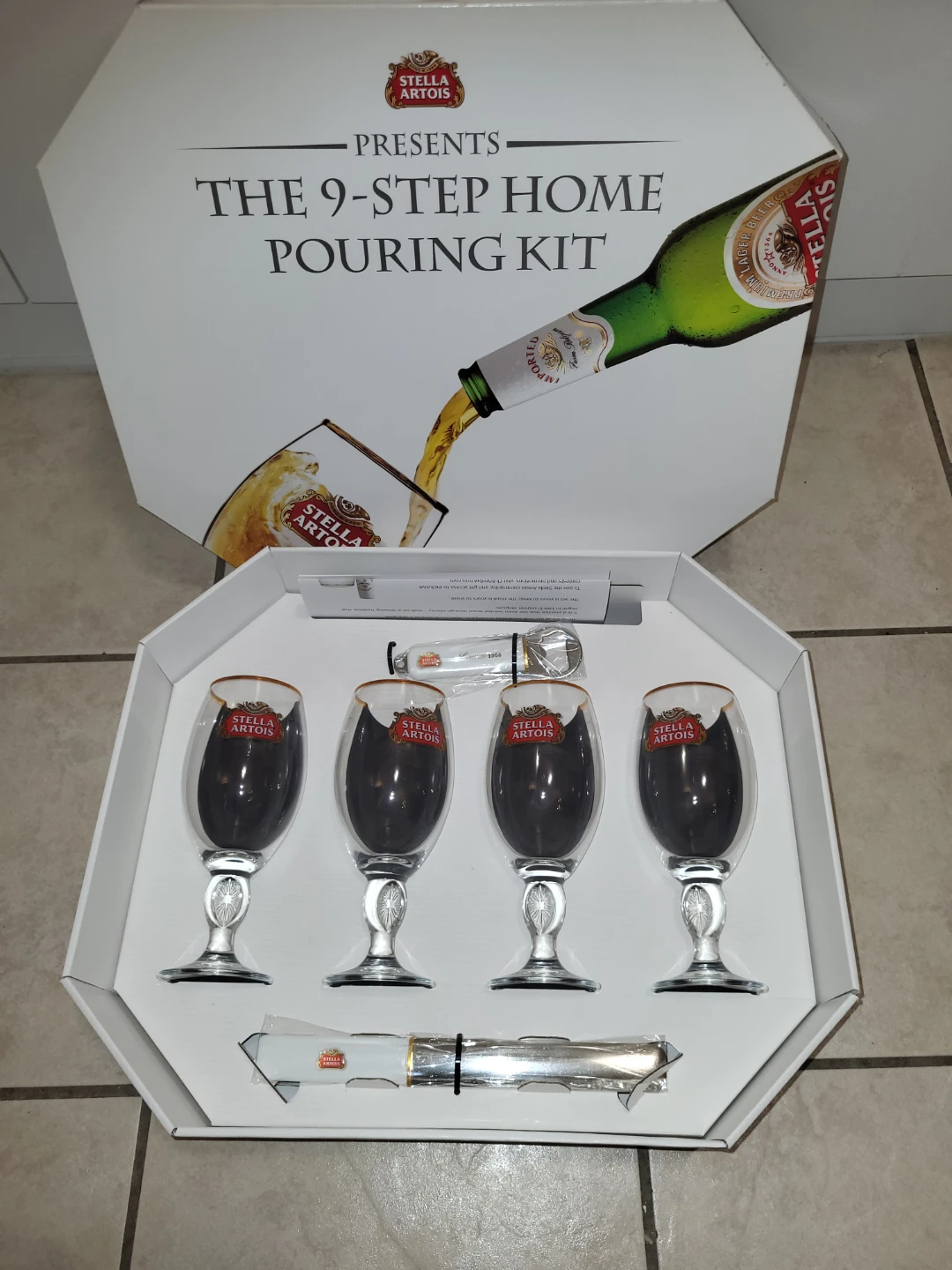 Stella Artois 9-Step Home Pouring Kit