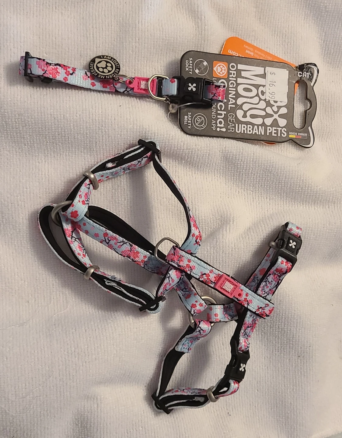 Molly and Me Urban Pets Cat Harness and Collar