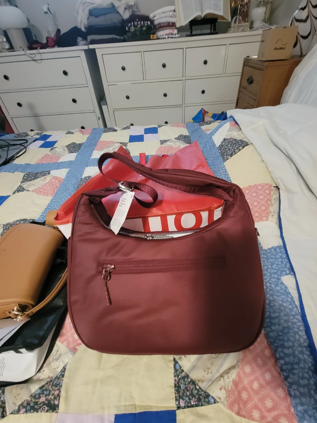 Lululemon Essentials Shoulder Bag - Burgundy - photo 3