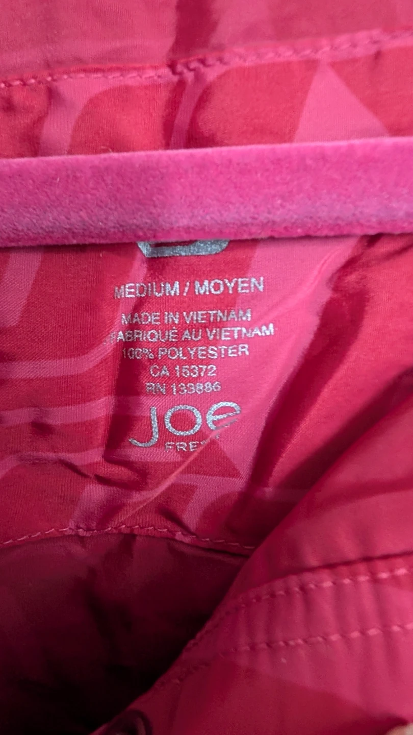 Joe Fresh Red Patterned Pullover Anorak - photo 2