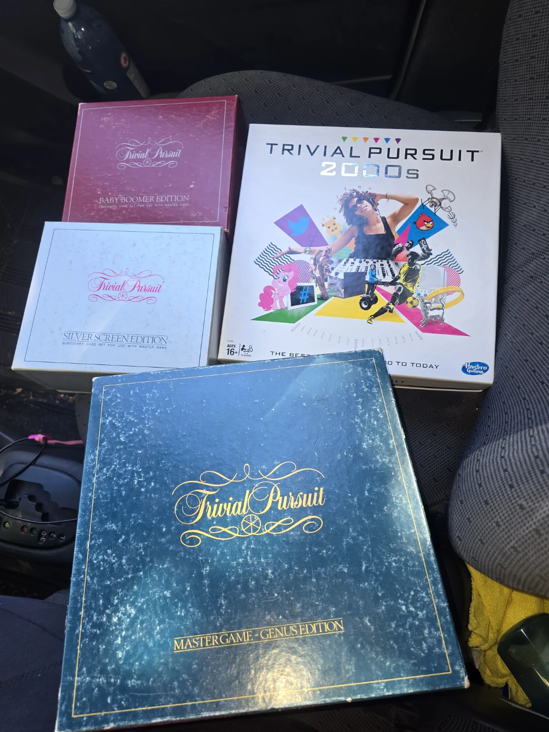 $40 for all 4 Trivial Pursuits  editions