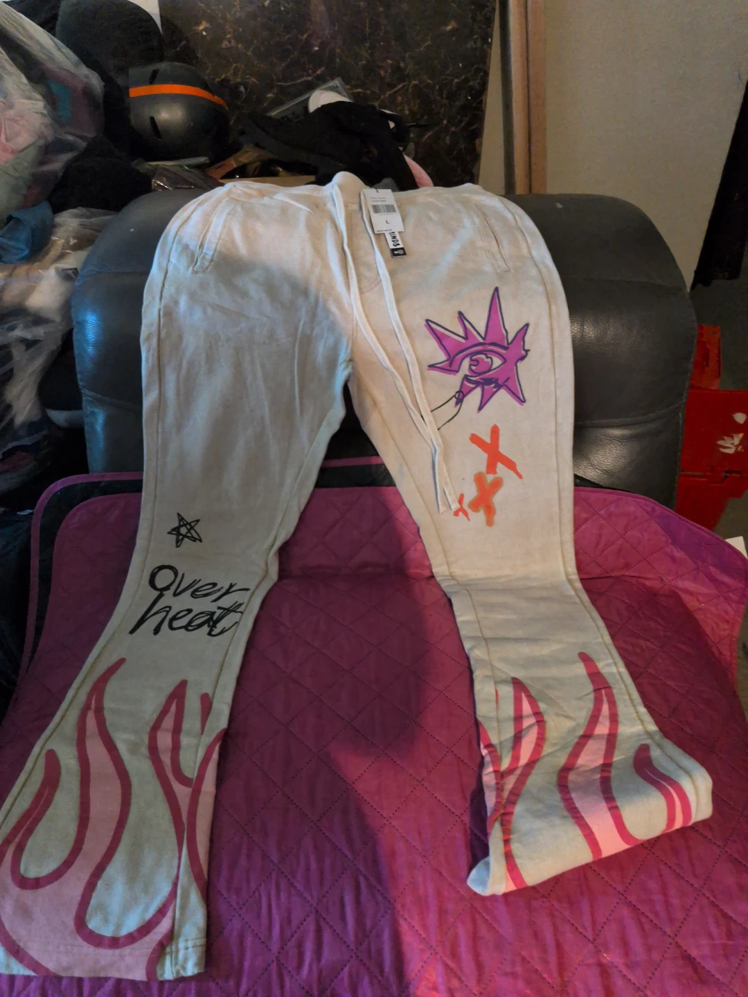 Rebel Graphic Sweatpants - photo 2