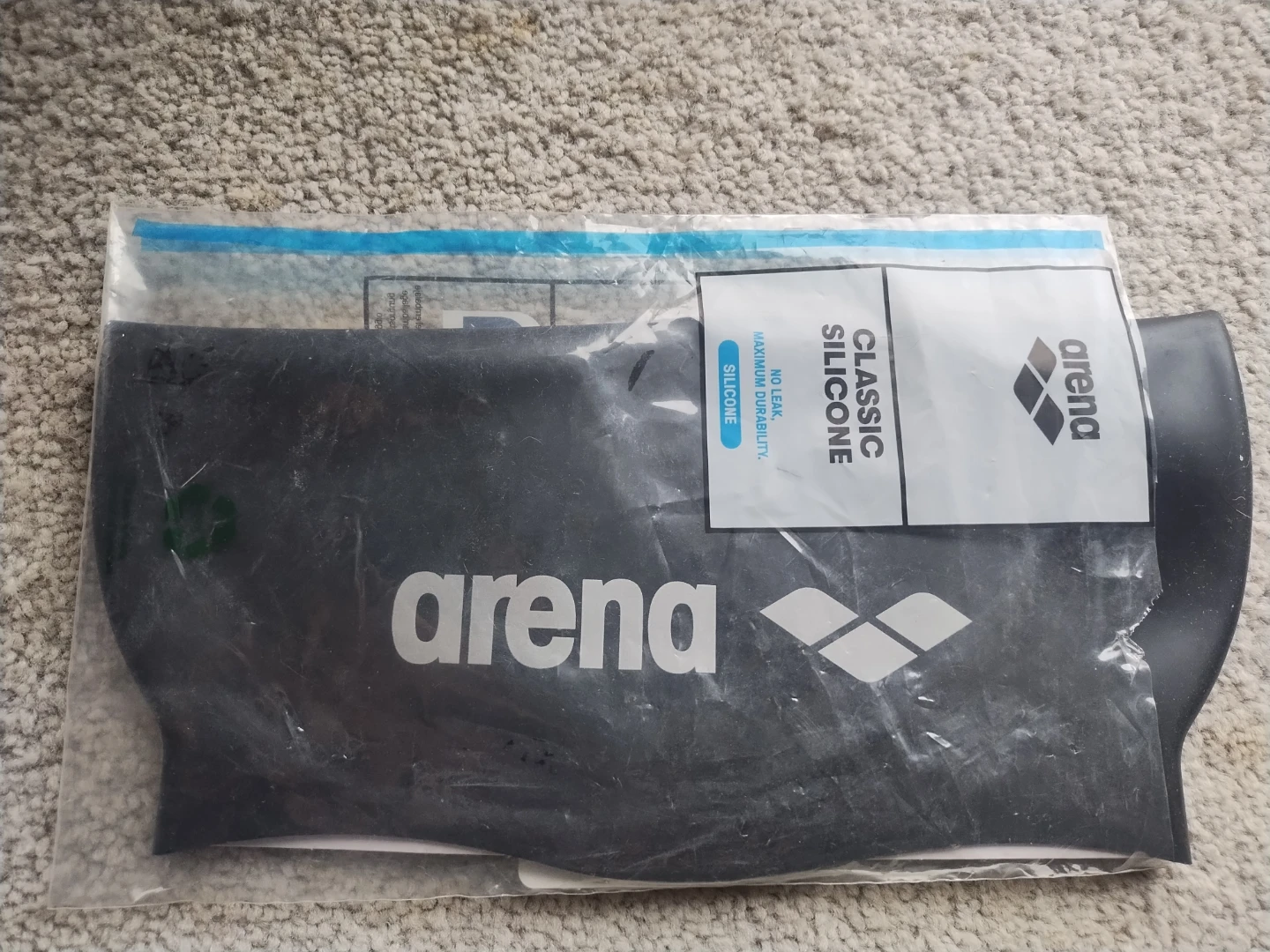 Arena Classic Silicone Swim Cap, Black - photo 2