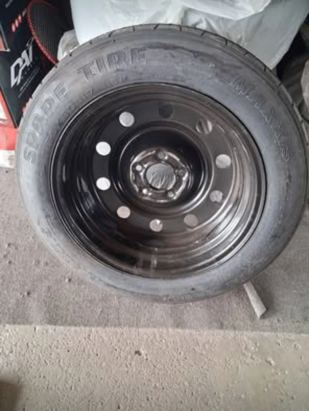 MotoMaster Winter Edge Tires and Maxxis Spare Tire