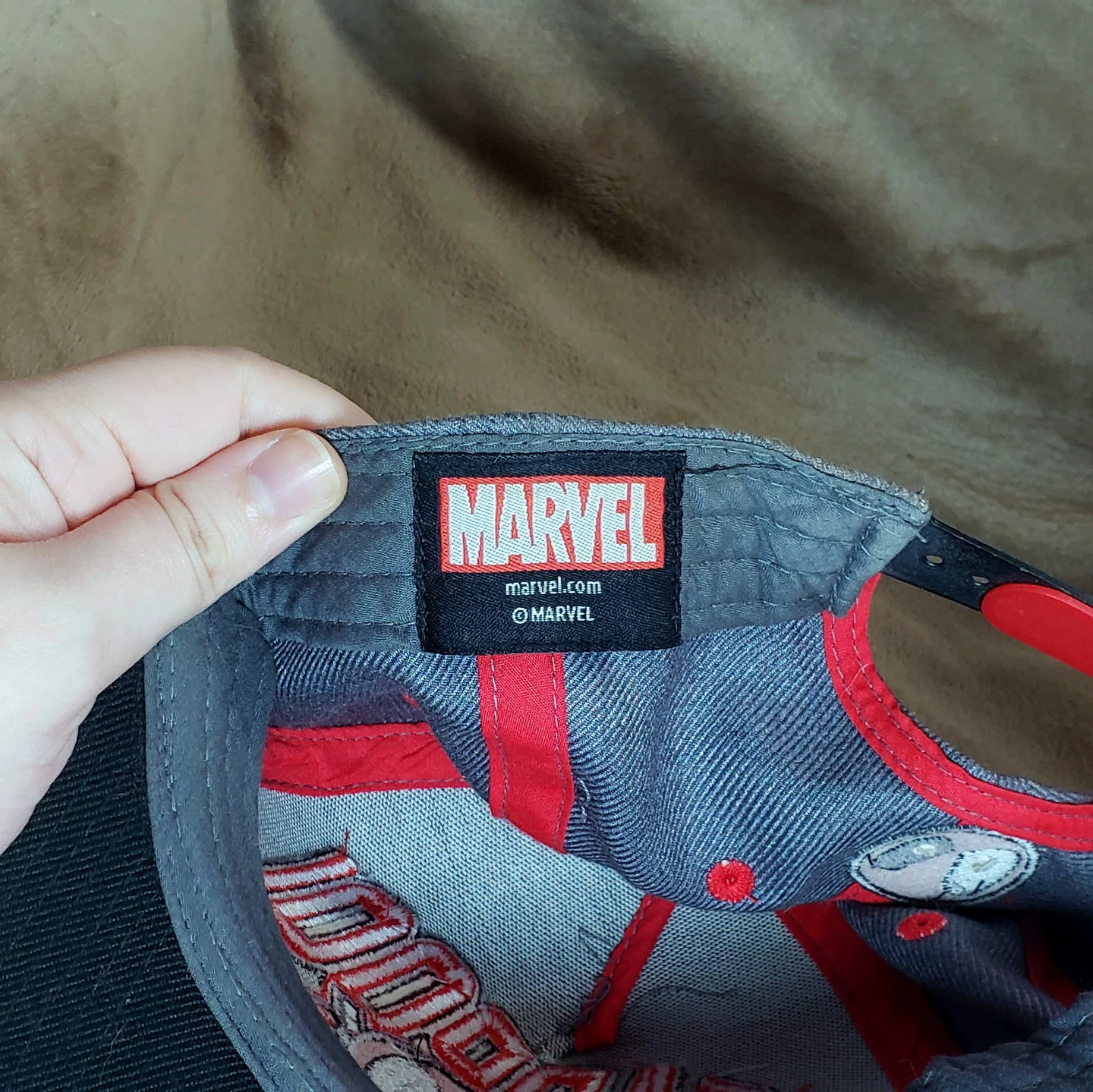 Marvel Comics Deadpool Snapback Ball Cap - photo 4