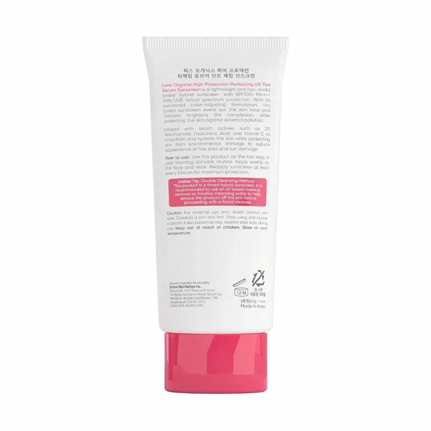 LUXE ORGANIX High Protection Perfecting UV Tint - photo 5
