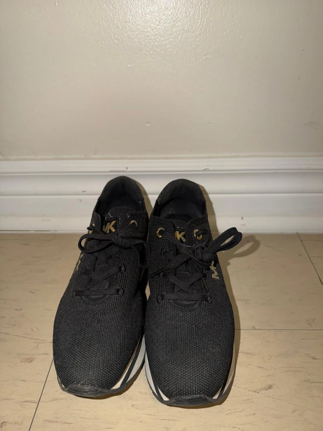 Women's Black Platform Sneakers - photo 2