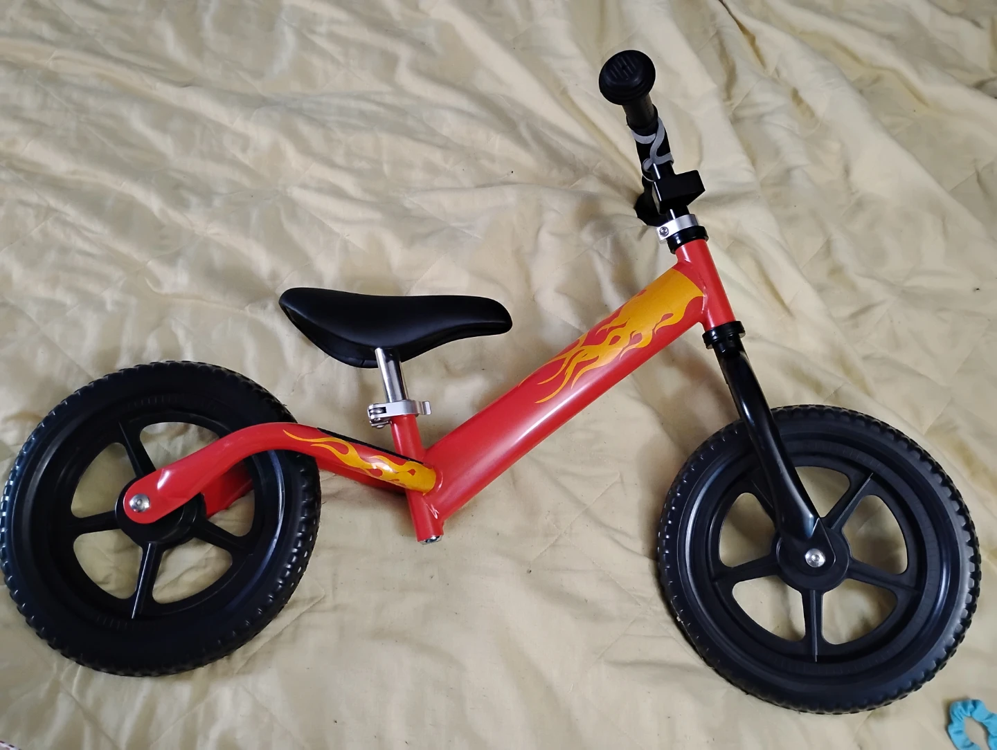 Red and yellow Flame Kids Balance Bike