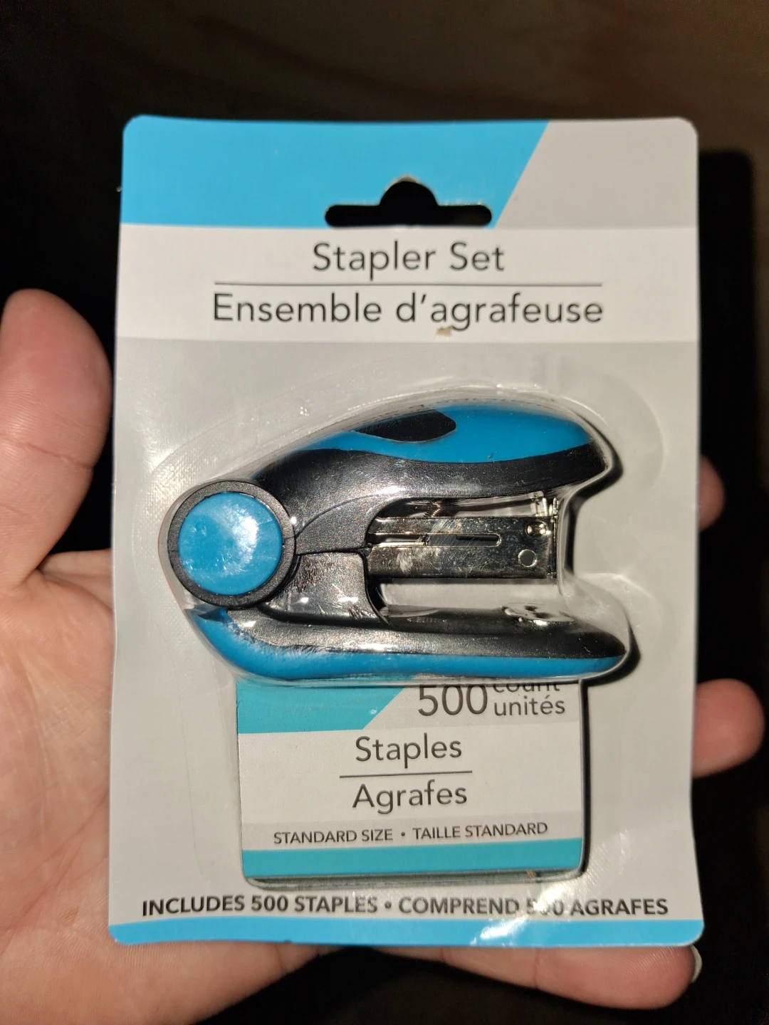 Stapler Set with 500 Staples