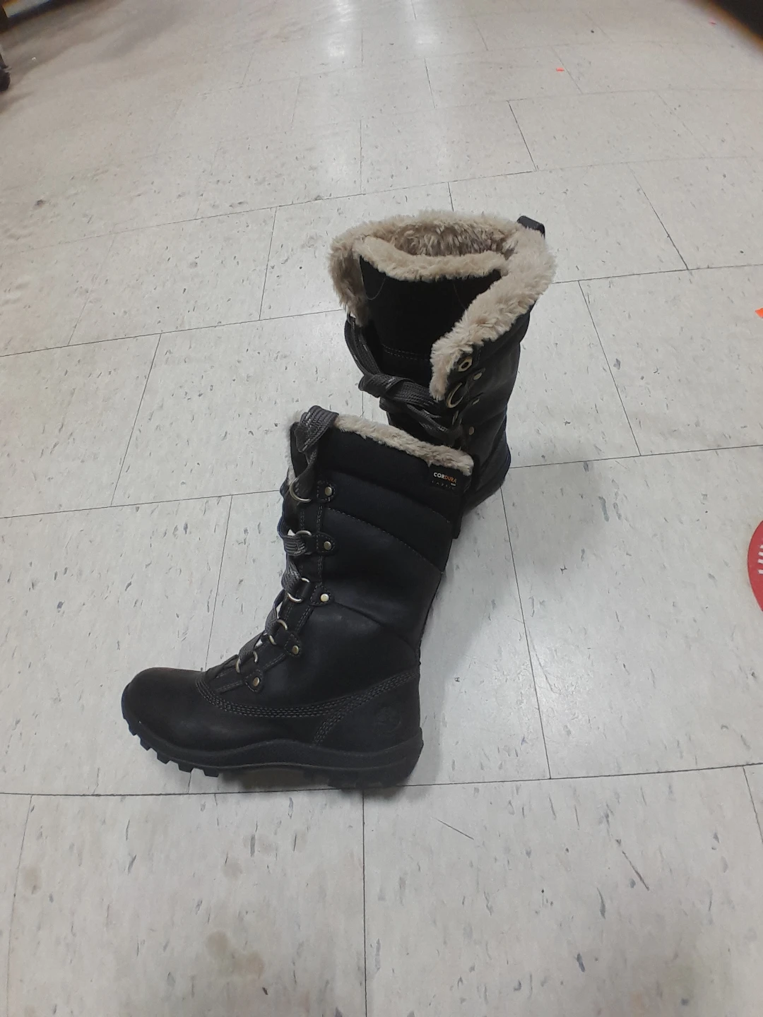 Timberland Black Winter Boots Women's Size 6 - photo 4