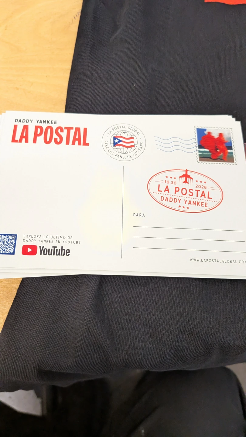 Daddy Yankee La Postal T-shirt and Postcard Set - photo 3