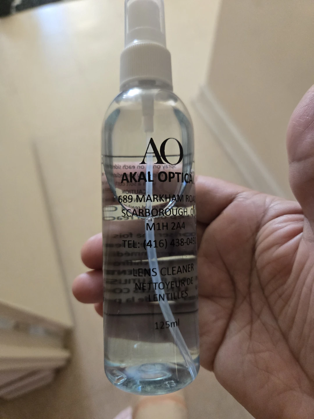 Akal Optical Lens Cleaner 125ml