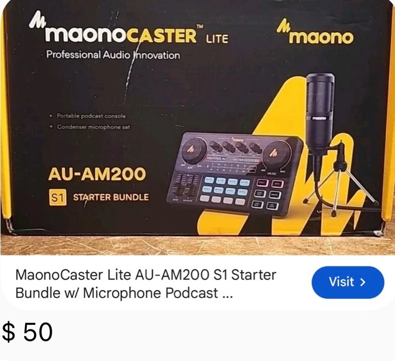 MaonoCaster Lite AU-AM200 S1 Starter Bundle