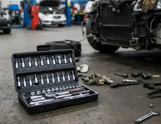 (BRAND NEW) 46-Piece 1/4 inch Socket and Bit Set - photo 2