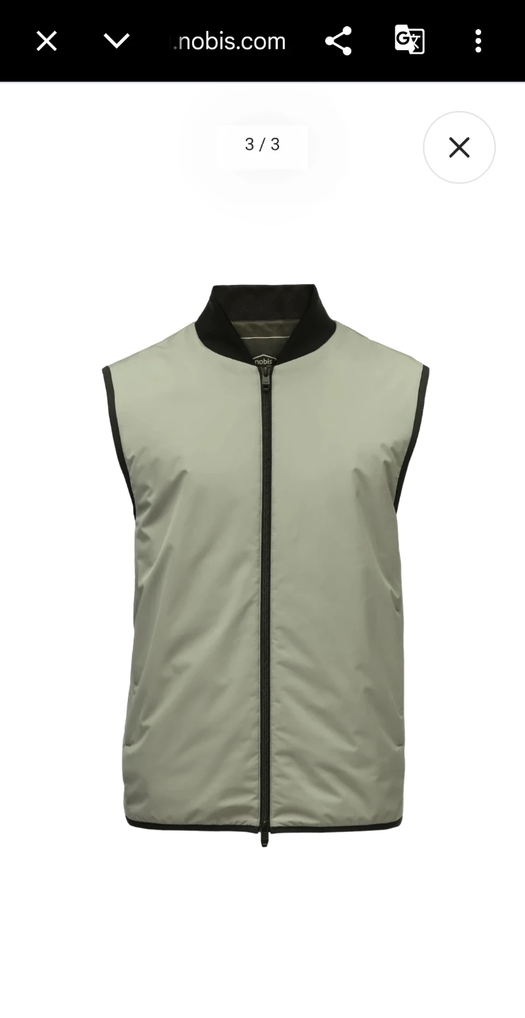 BNWT Nobis Neo Vest - Sage Green (Size M)