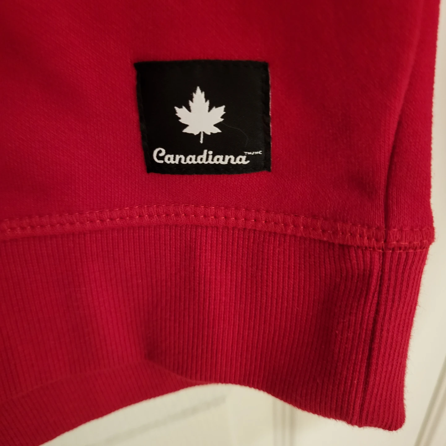 Canadiana Red Full-Zip Hoodie - photo 3