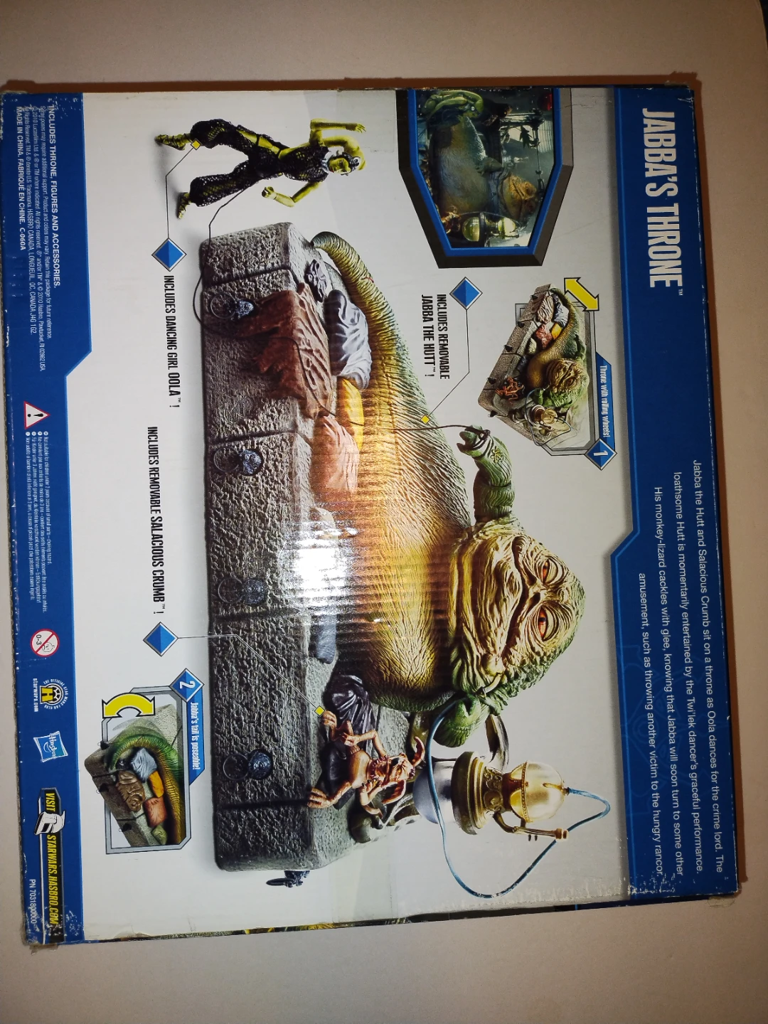 Star Wars JABBA'S THRONE ROTJ 2010 (Walmart Exclusive) empty box - photo 2