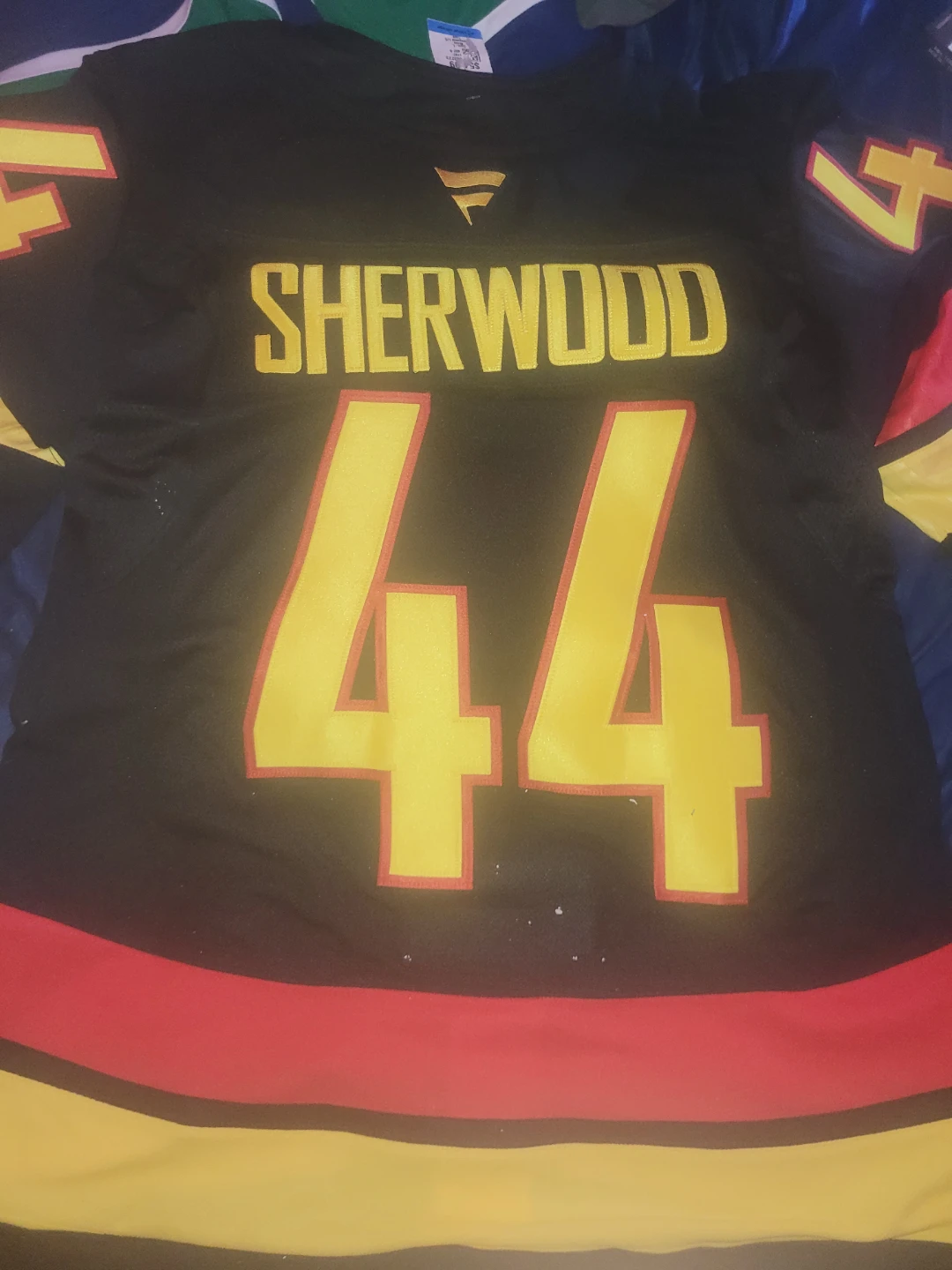 Fanatics Vancouver Canucks Sherwood 44 Jersey