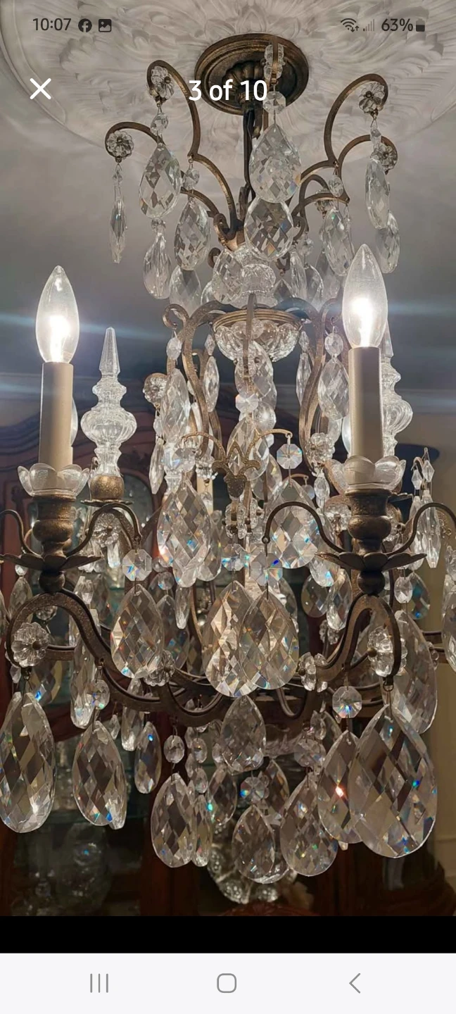 Vintage Style Crystal Chandelier - photo 2