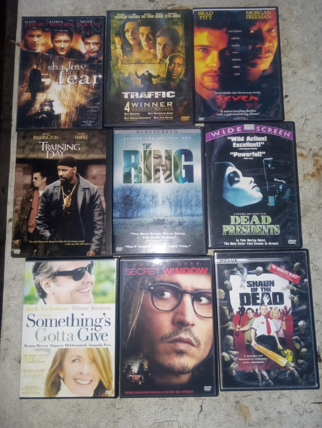 Lot of 9 Assorted DVD Movies