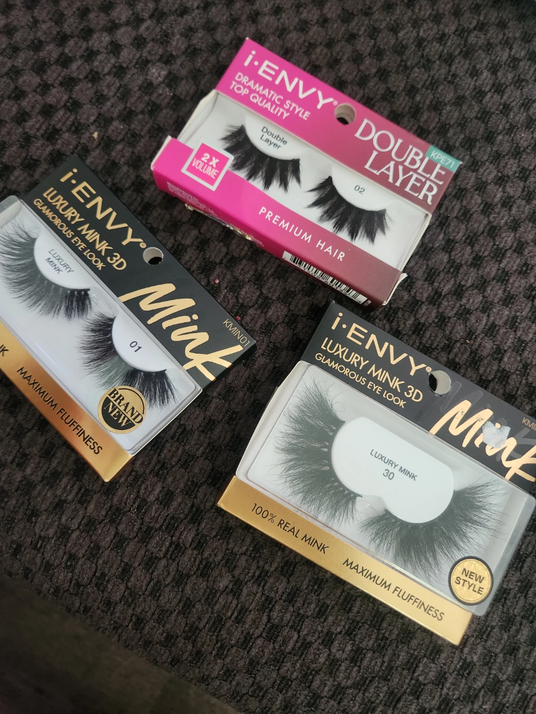 Set of 3 I-Envy False Eyelashes