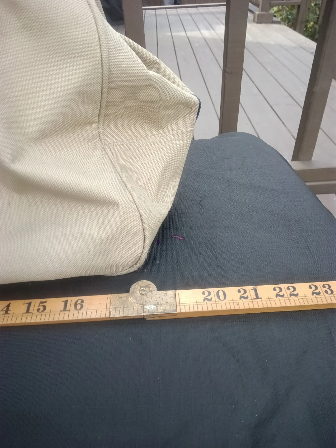 Canvas duffel bag beige - photo 3