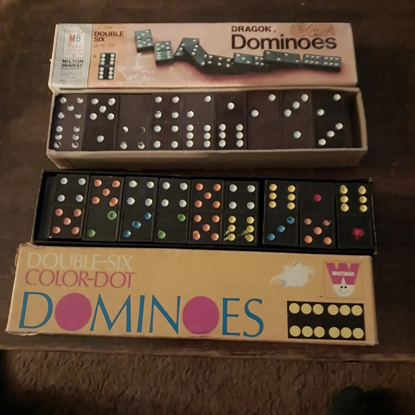 Milton Bradley and Whitman Double-Six Dominoes - photo 2