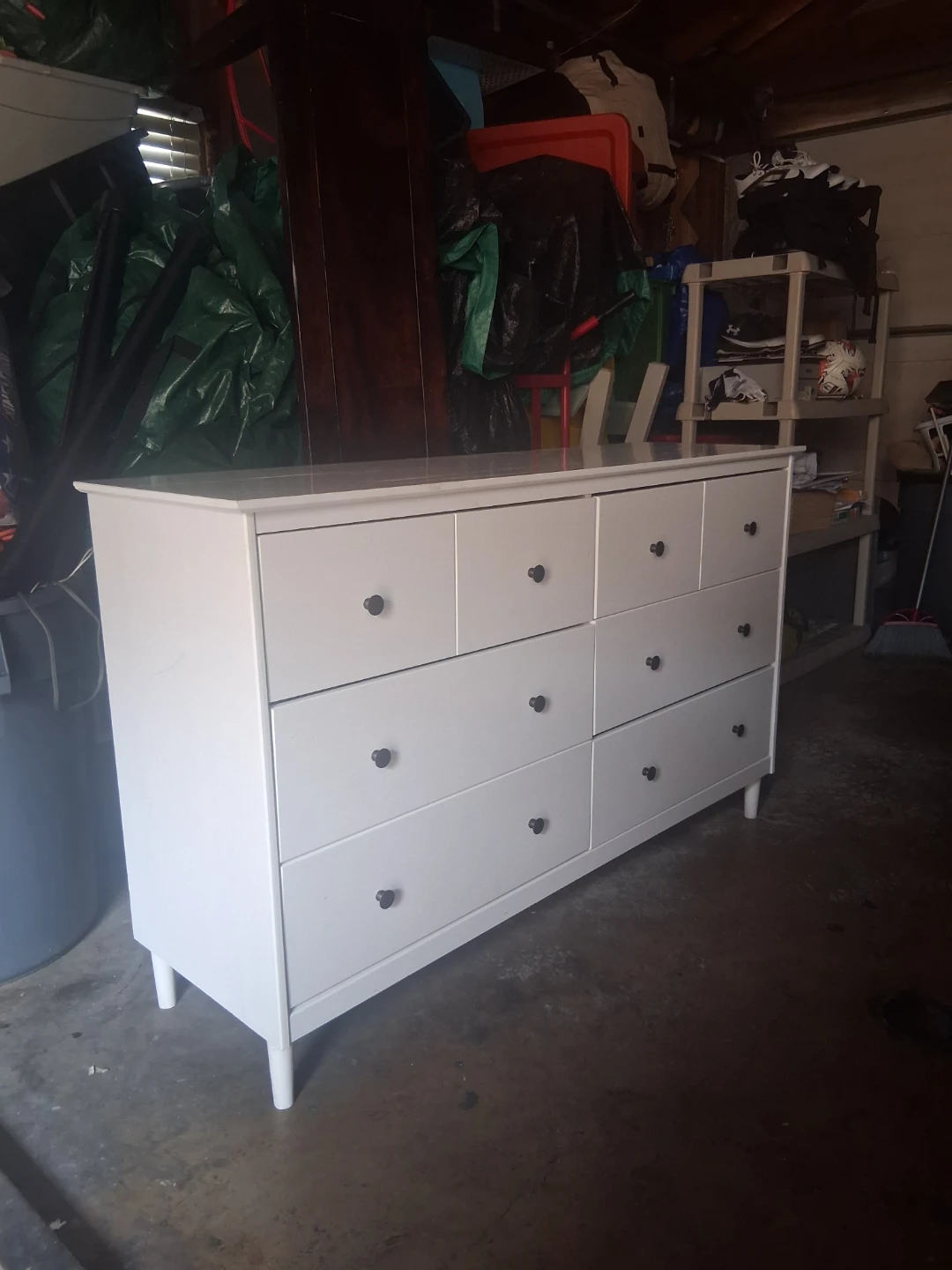 White 6-Drawer Dresser - photo 2