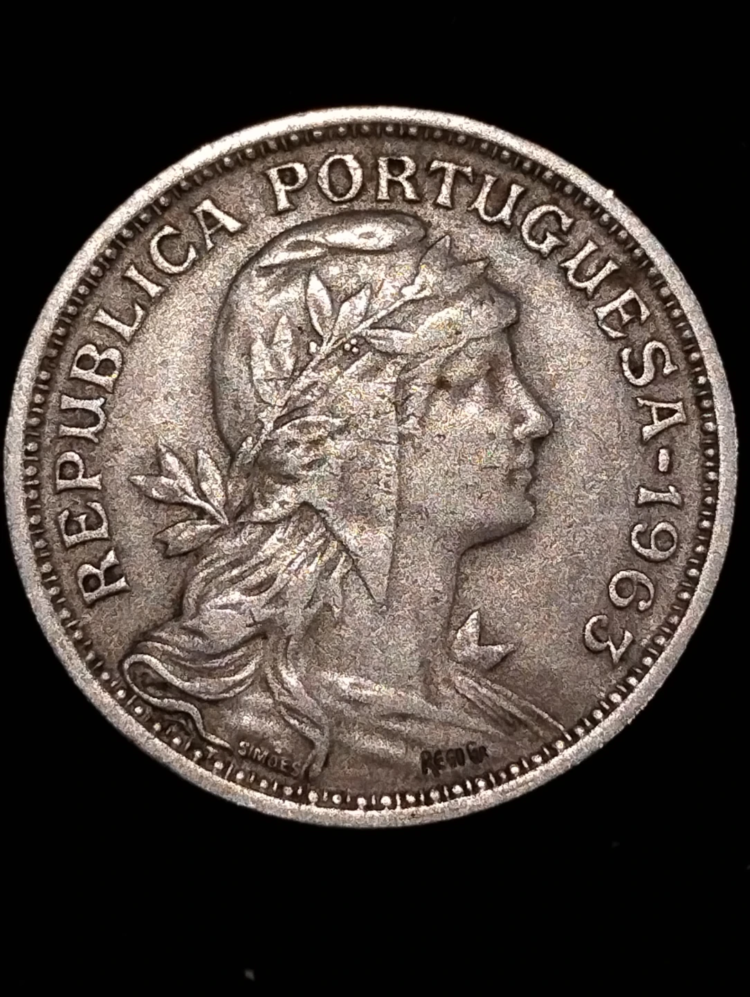 1963 Portuguese 50 Centavos Coin