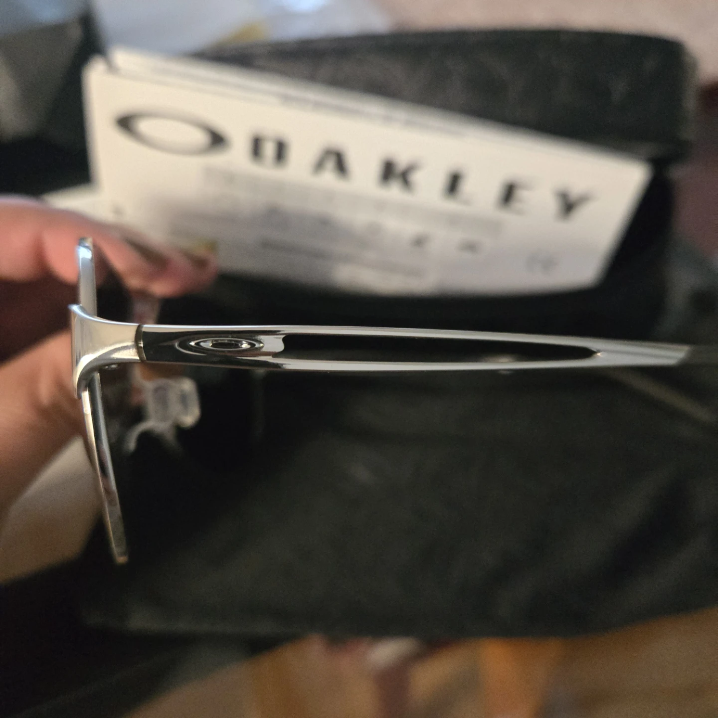 Oakley Caveat Sunglasses - Polished Chrome - photo 4