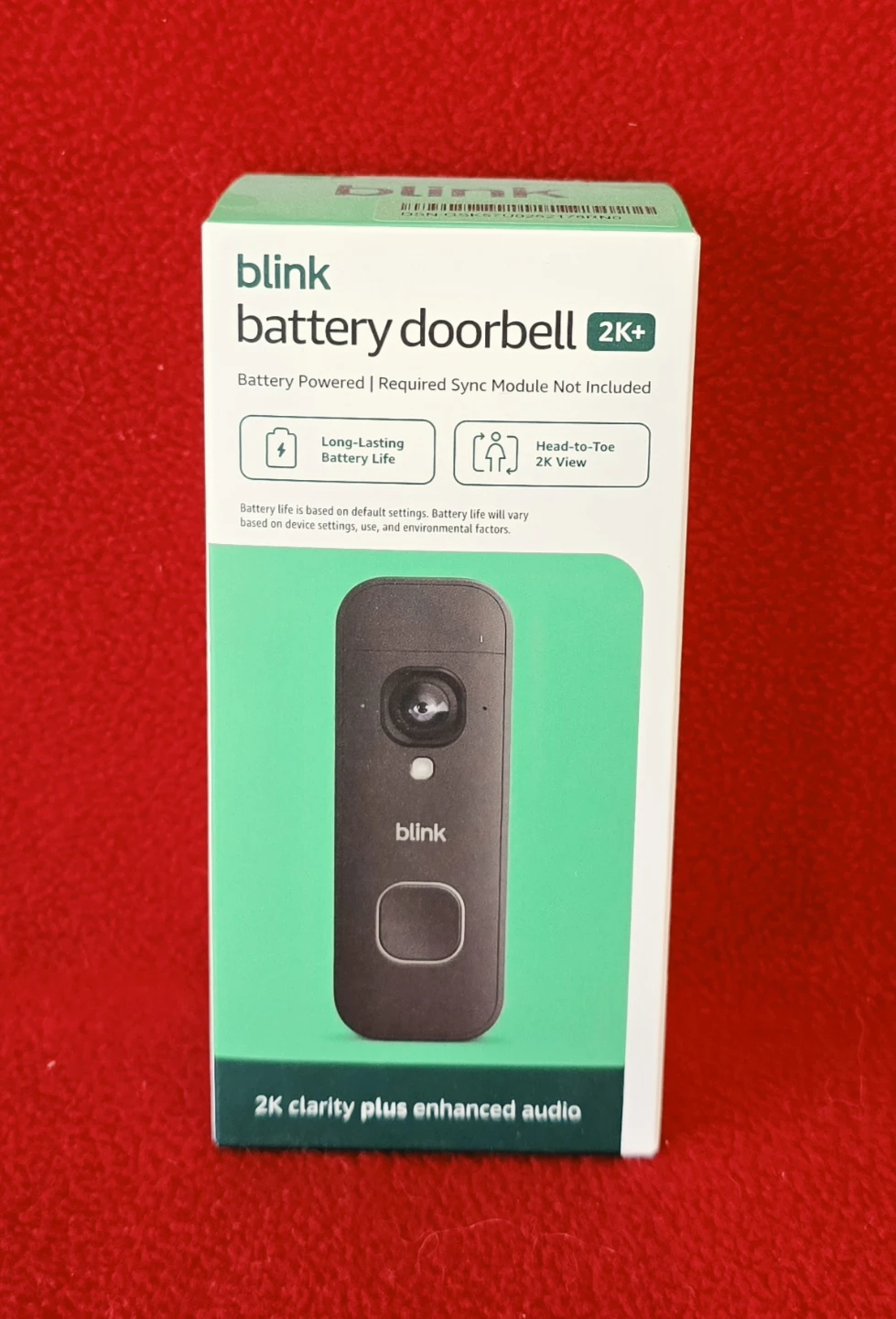 Blink Battery Doorbell 2K+ ~ NEW!